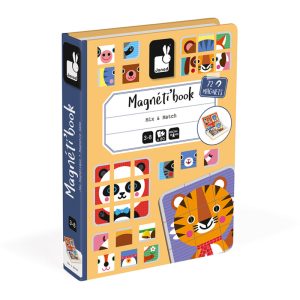 Janod Magneetboek Magneti – Mix and Match Dieren +3jr