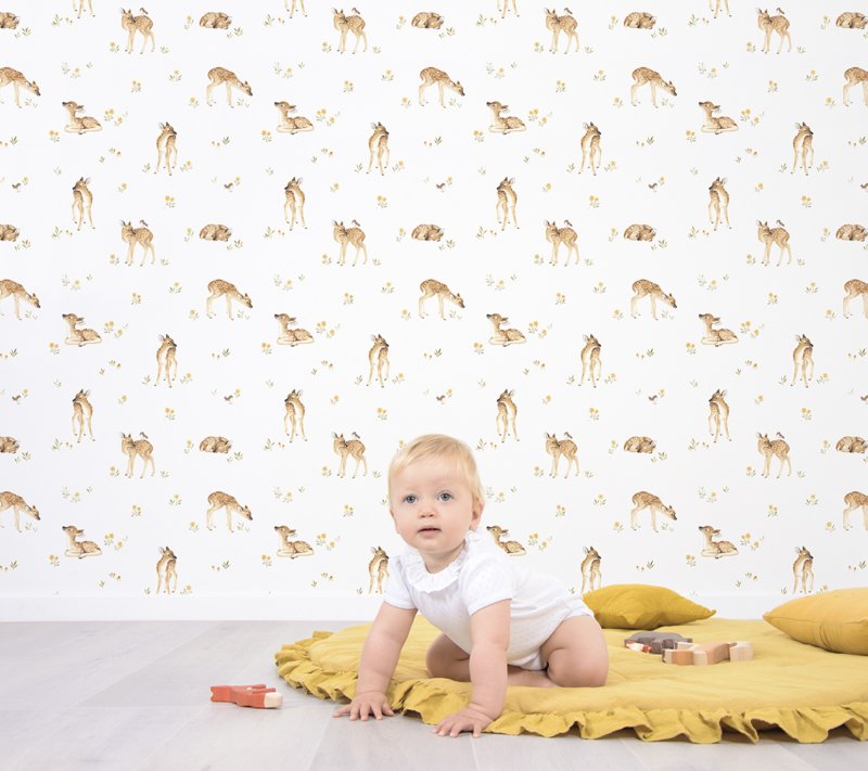 Lilipinso Oh Deer Behang – Fawns - Afbeelding 3