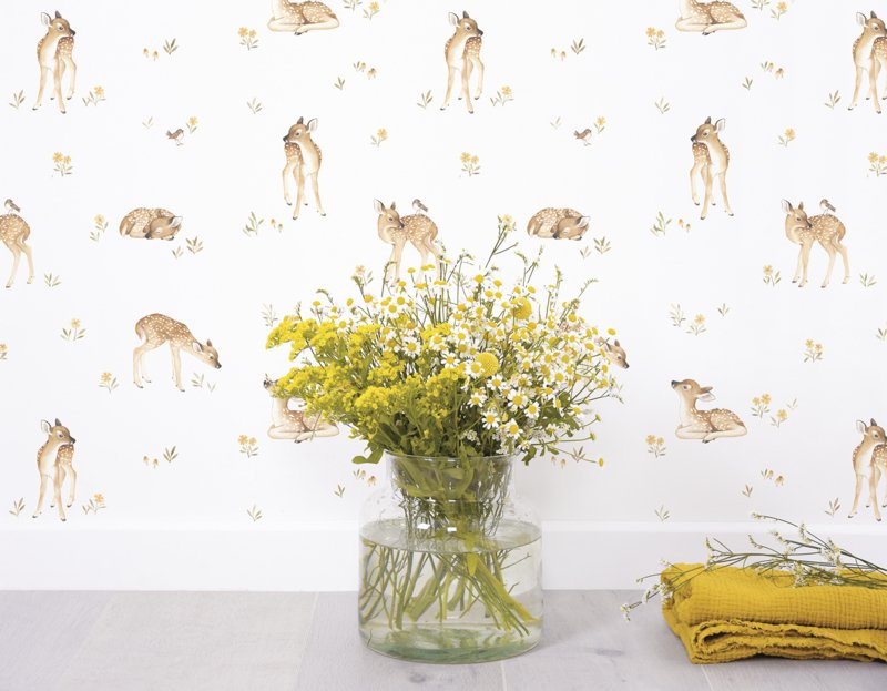 Lilipinso Oh Deer Behang – Fawns - Afbeelding 4