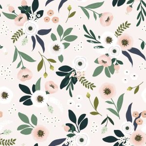Lilipinso Behang Sample Wonderland Behang – Flowers Light (H0539)