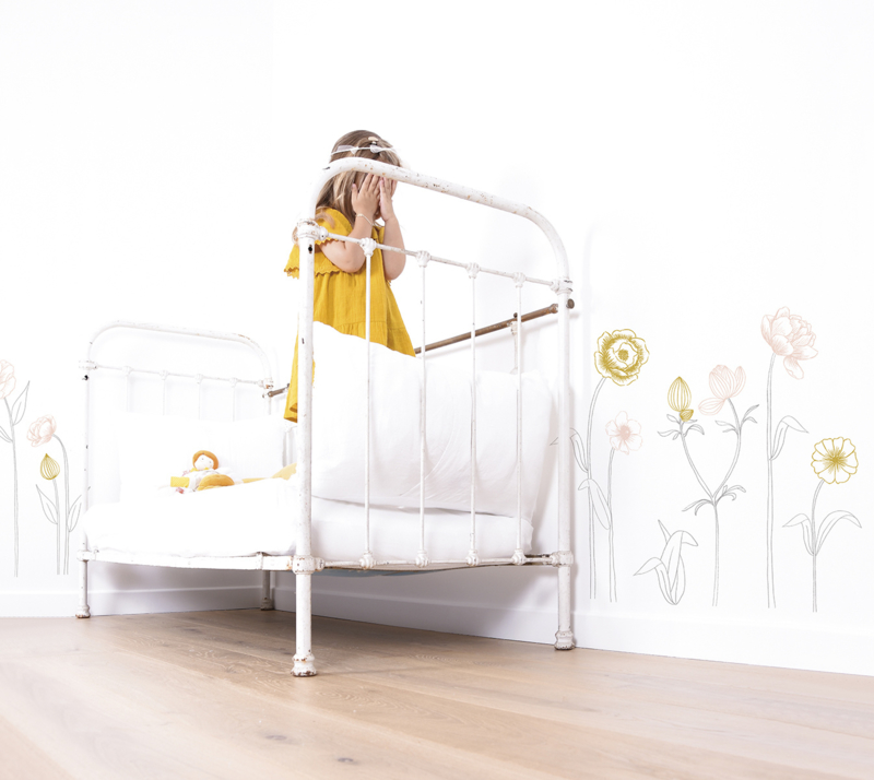Lilipinso Botany Muursticker A3 – Swan and Flowers - Afbeelding 3