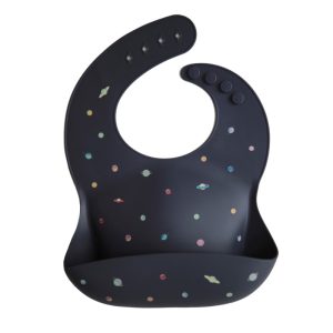 Mushie Siliconen Bib Slabbetje – Planets