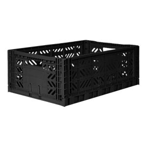 AyKasa Folding Crate Maxi Box – Black