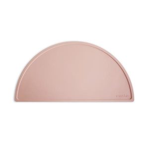 Mushie Placemat Silicone Place Mat – Blush