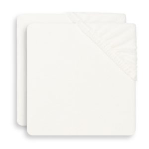 Jollein Aankleedkussenhoes Badstof – Ivory (set van 2)