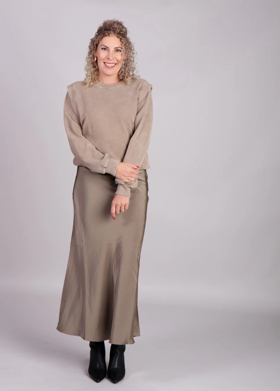 mbyM Katti-M sweater met schouderdetails Beige - Afbeelding 5