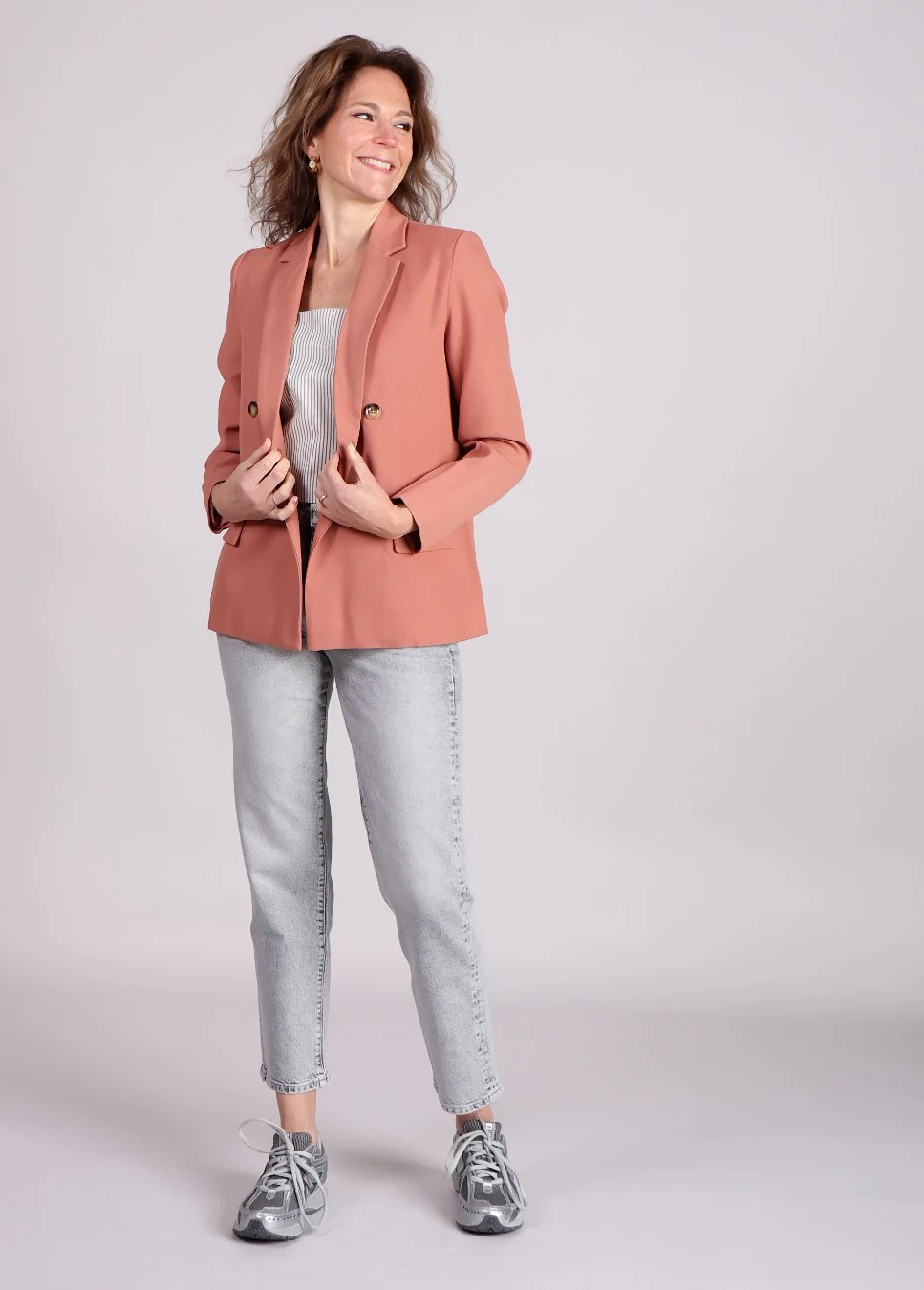 Grace & Mila Parfaite blazer Terracotta - Afbeelding 3