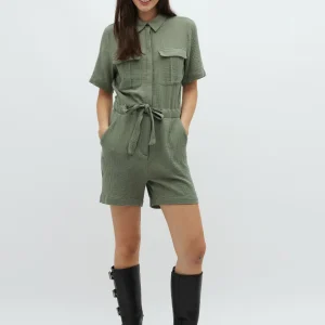 mbyM Carello jumpsuit short Groen