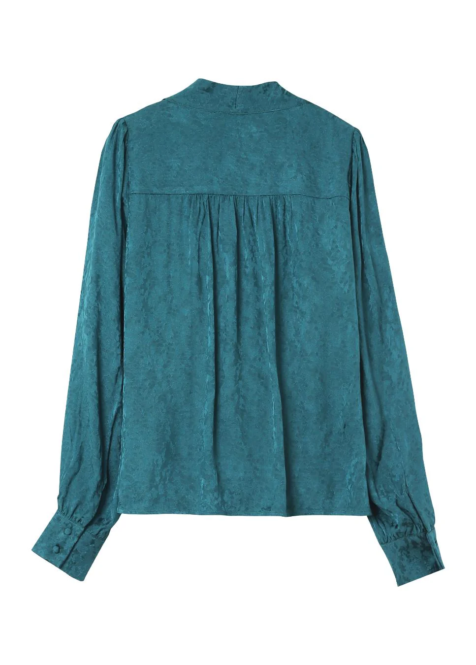 Grace & Mila Nonna wikkelblouse met patroon Groen - Afbeelding 9