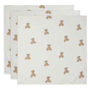 Jollein Hydrofiele Doeken Small Teddy Bear (set van 3)