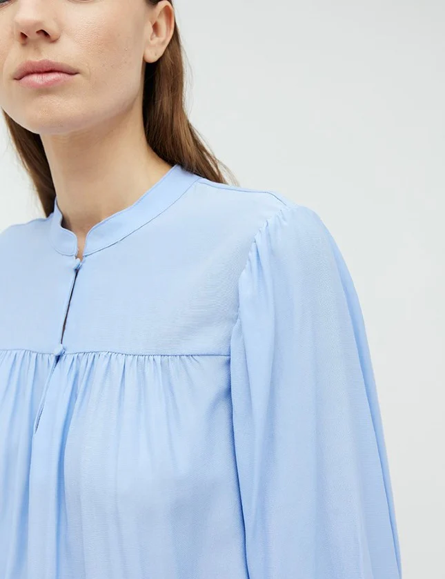 mbyM Keli blouse Licht Blauw - Afbeelding 4