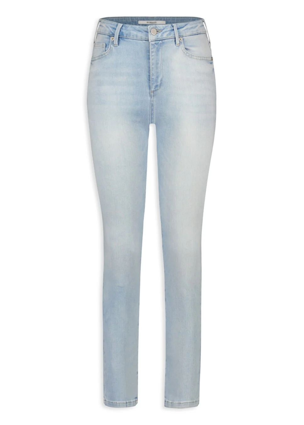 Lichtblauwe stretchy straight jeans Sarah - Homage - Afbeelding 3