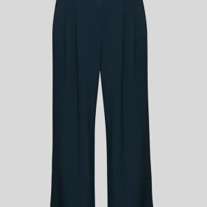 MSCH Copenhagen MSCHHenrika HW Pants bandplooi donker blauw