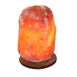 Himalaya Salt Dreams – Zoutlamp – Houten Voet – Verschillende maten