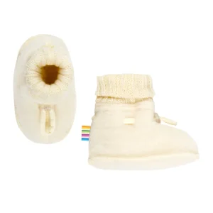 Joha Slofjes wolfleece naturel