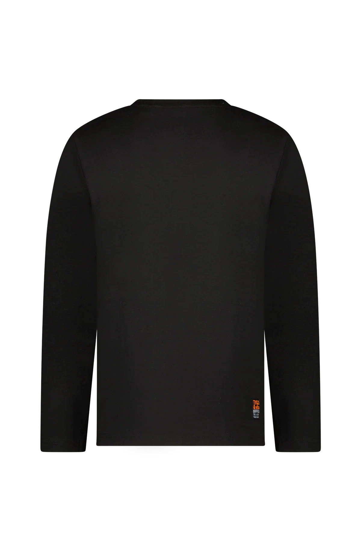T-Shirt Lange Mouw Mason Zwart - Afbeelding 3