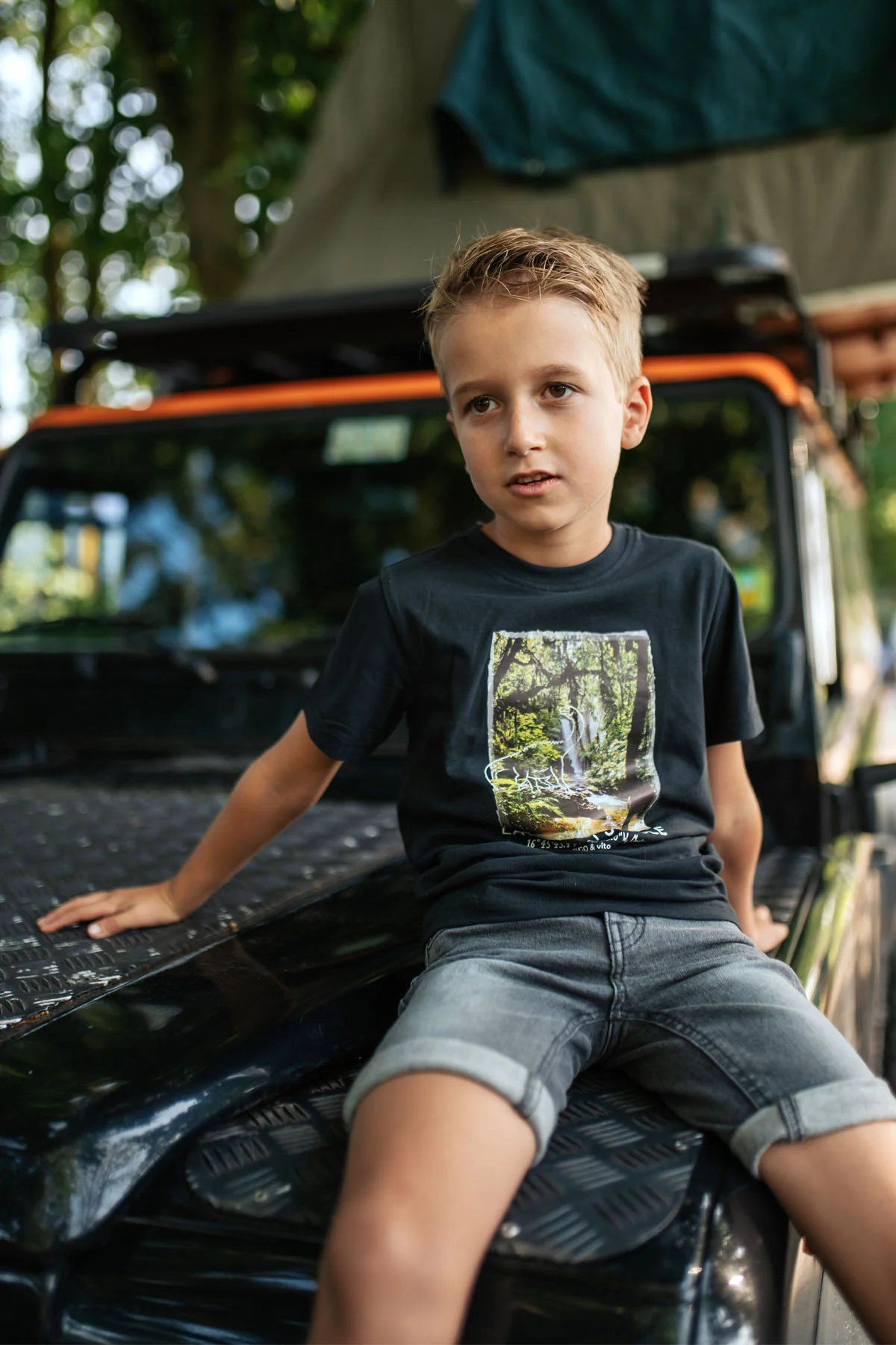 T-Shirt John Zwart - Afbeelding 2