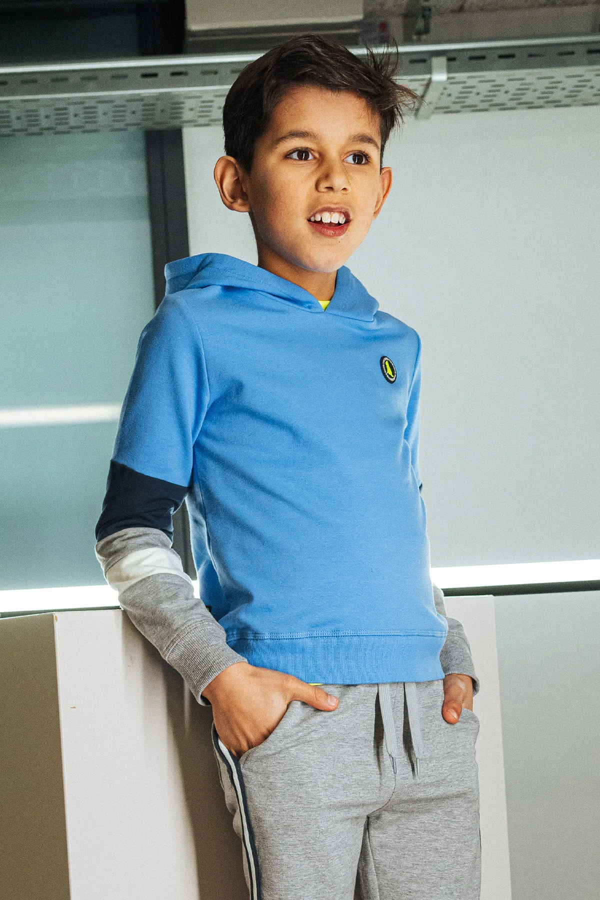 Hoody Hein Fel Blauw - Afbeelding 3