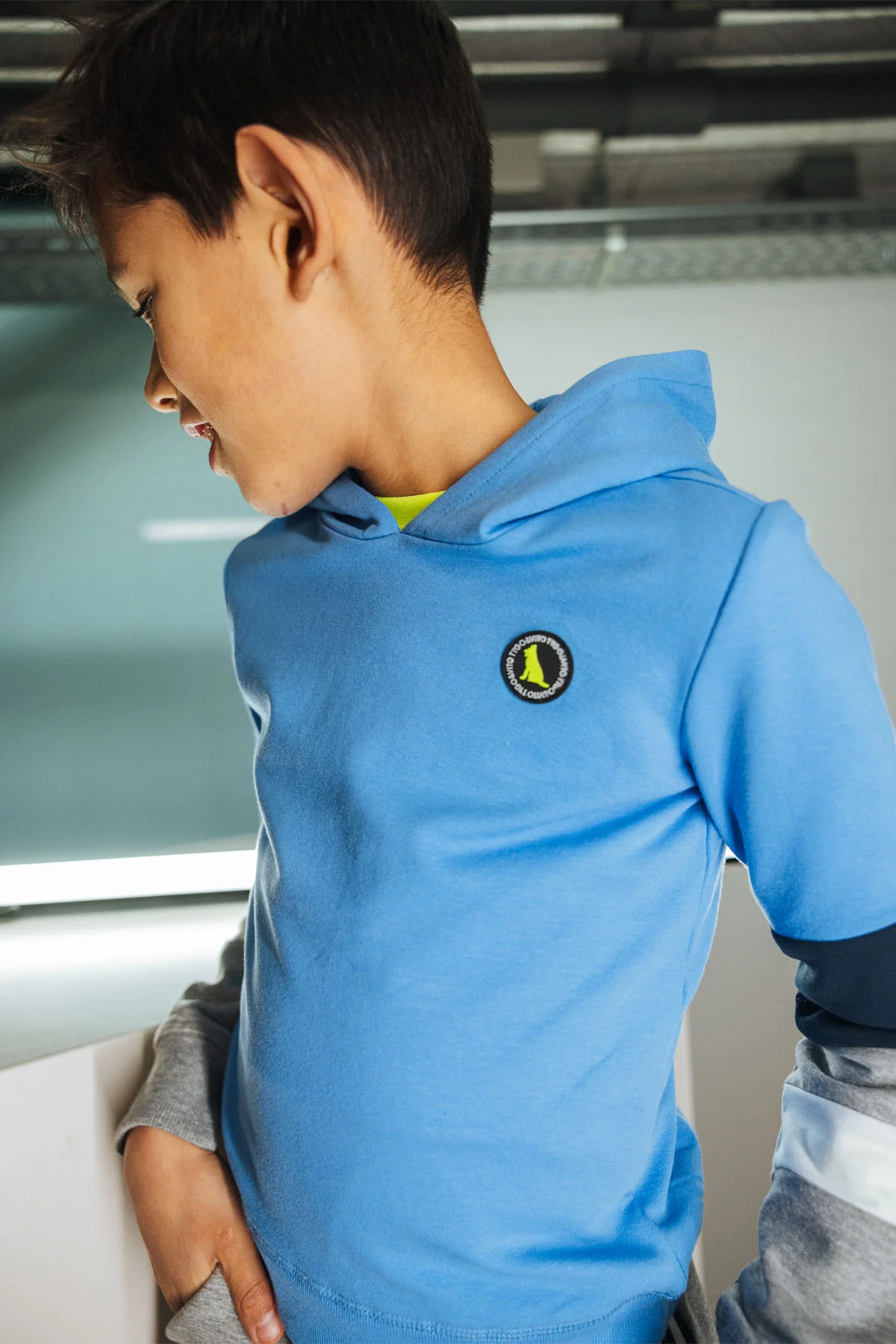 Hoody Hein Fel Blauw - Afbeelding 5