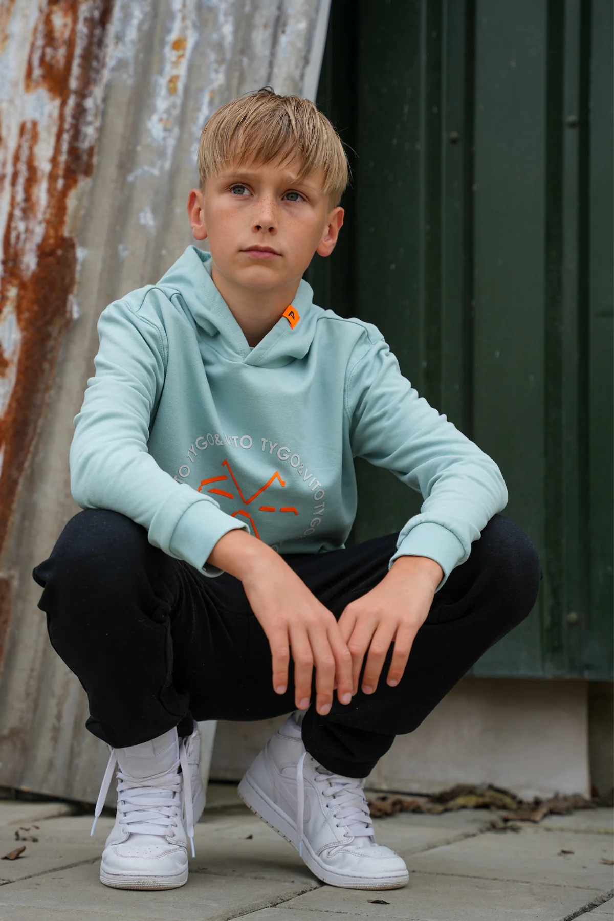 Hoody Niall Licht Groen - Afbeelding 4