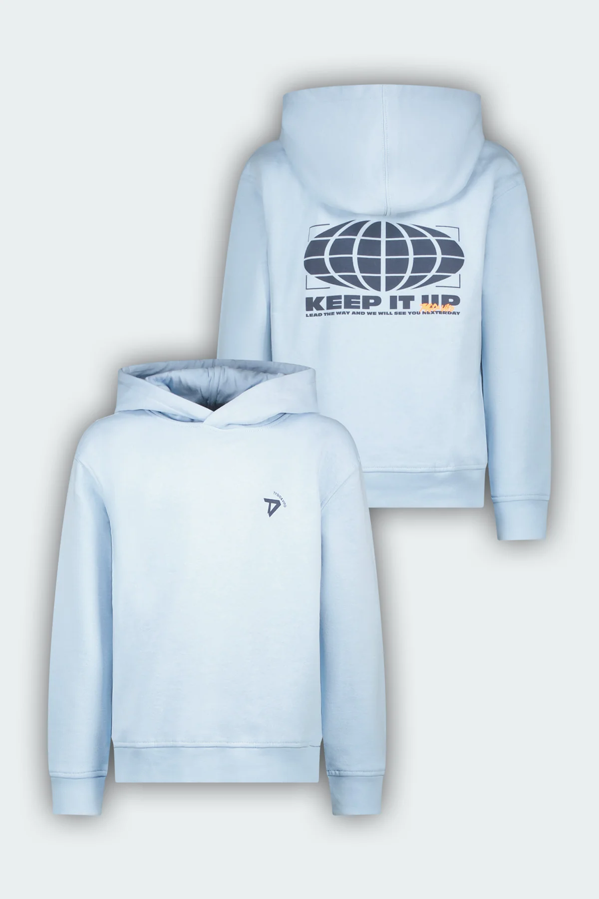 Hoody Nigel Licht Blauw - Afbeelding 3