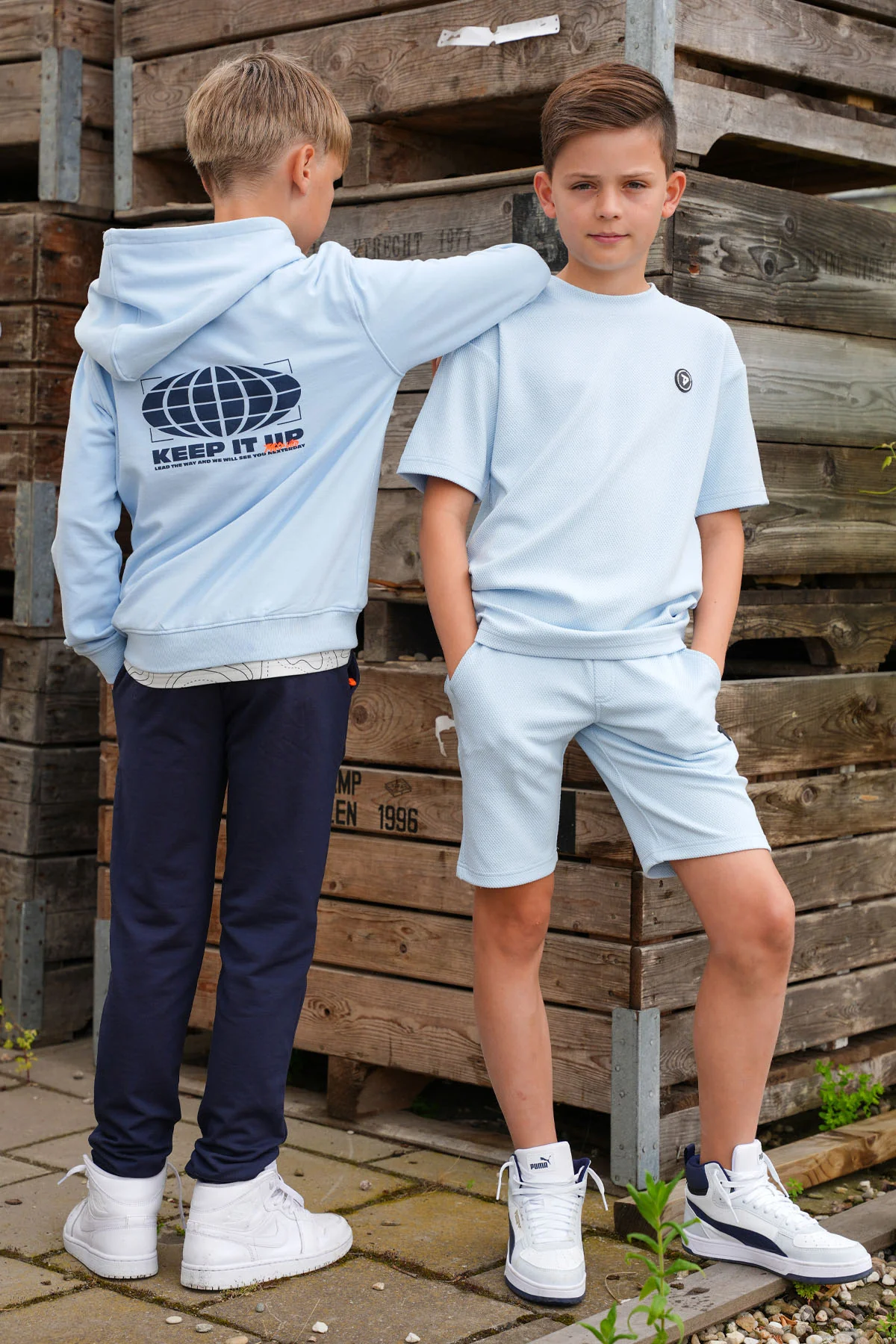 Hoody Nigel Licht Blauw - Afbeelding 2