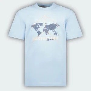 T-shirt Dex Licht Blauw