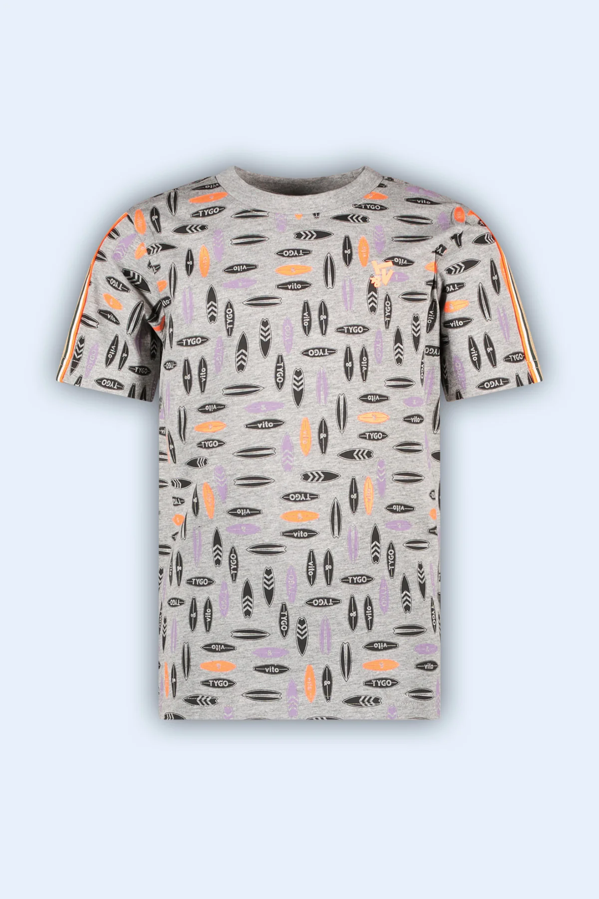 T-shirt Desmond Grey Melee - Afbeelding 2