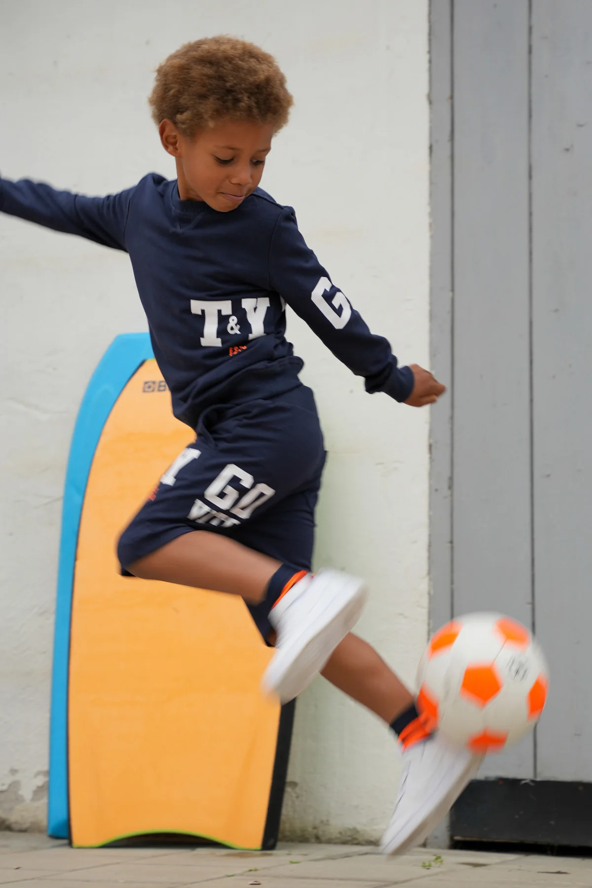 Sweatshorts Brad Navy - Afbeelding 4
