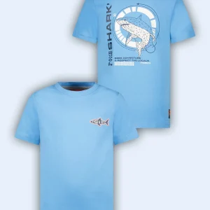 T-shirt Dylan Licht Blauw