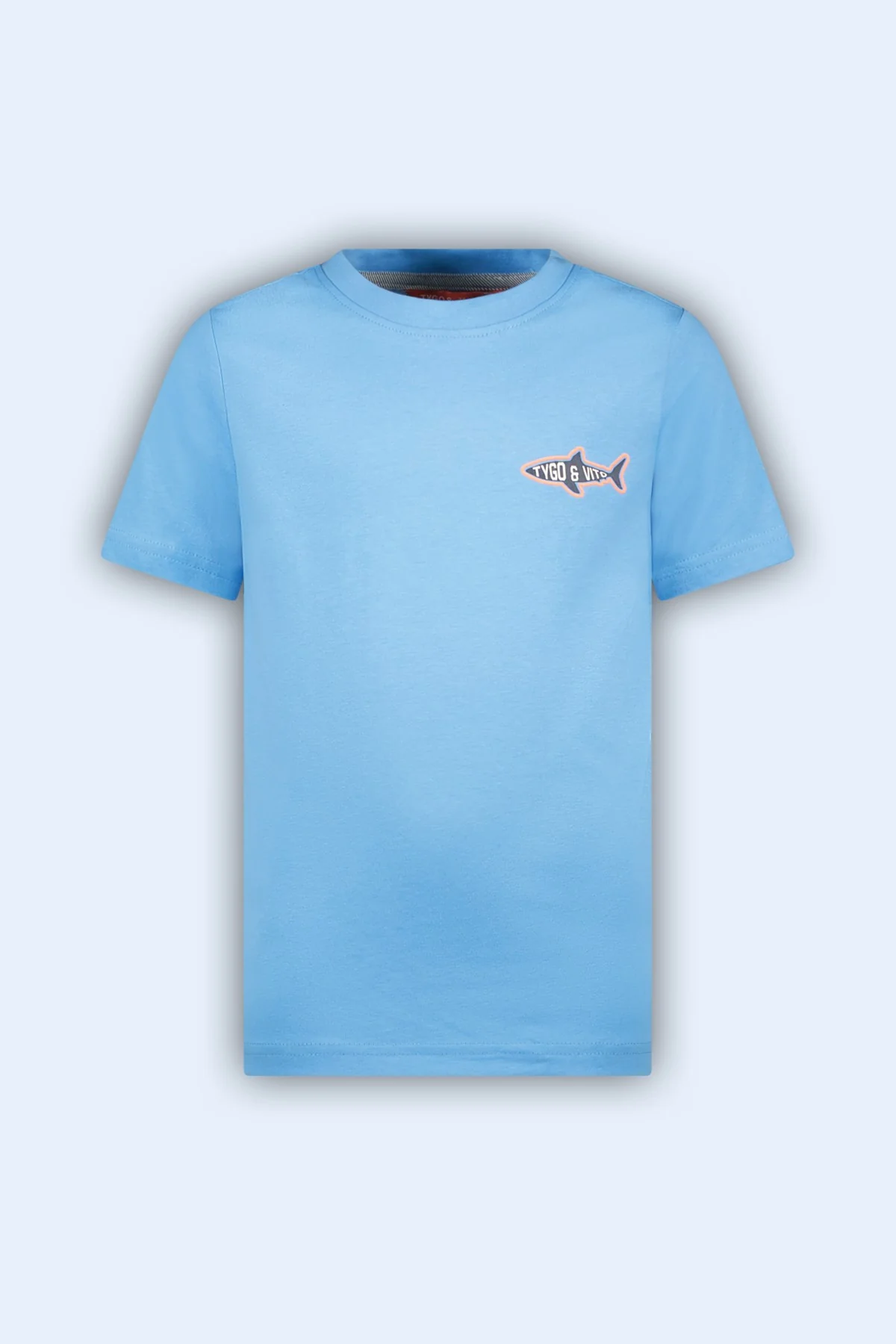 T-shirt Dylan Licht Blauw - Afbeelding 4