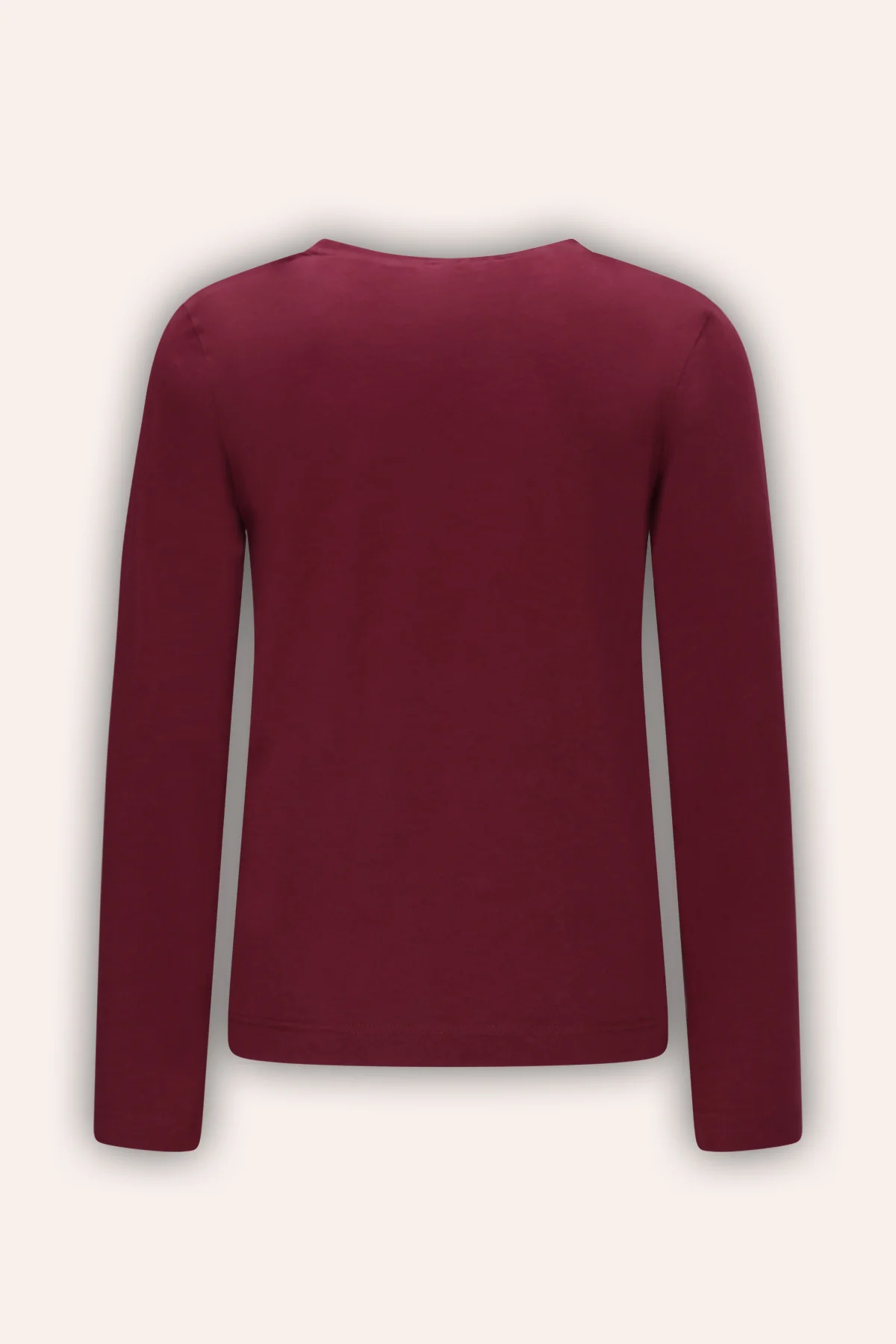 Girls Longsleeve Linde Donker Rood - Afbeelding 4