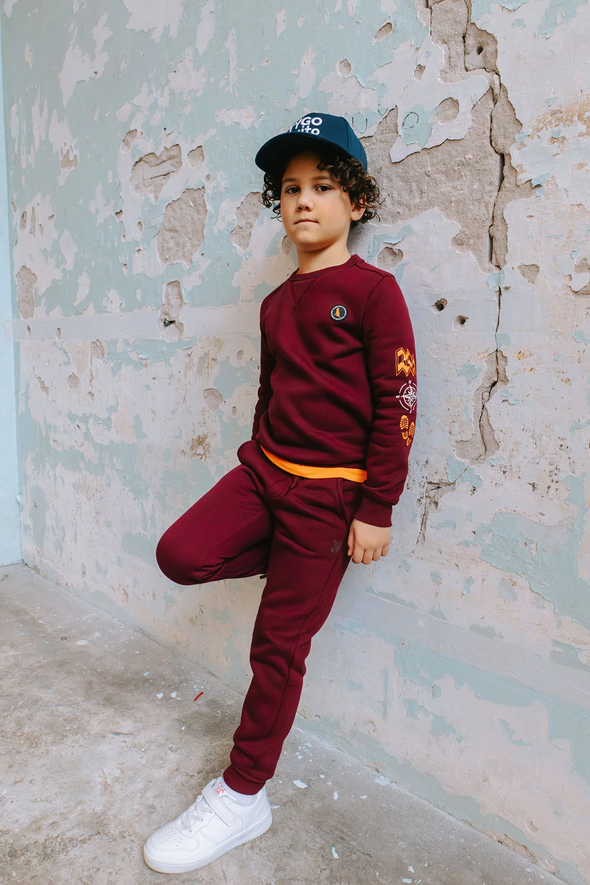 Jogging Broek Boaz Donker Rood - Afbeelding 3