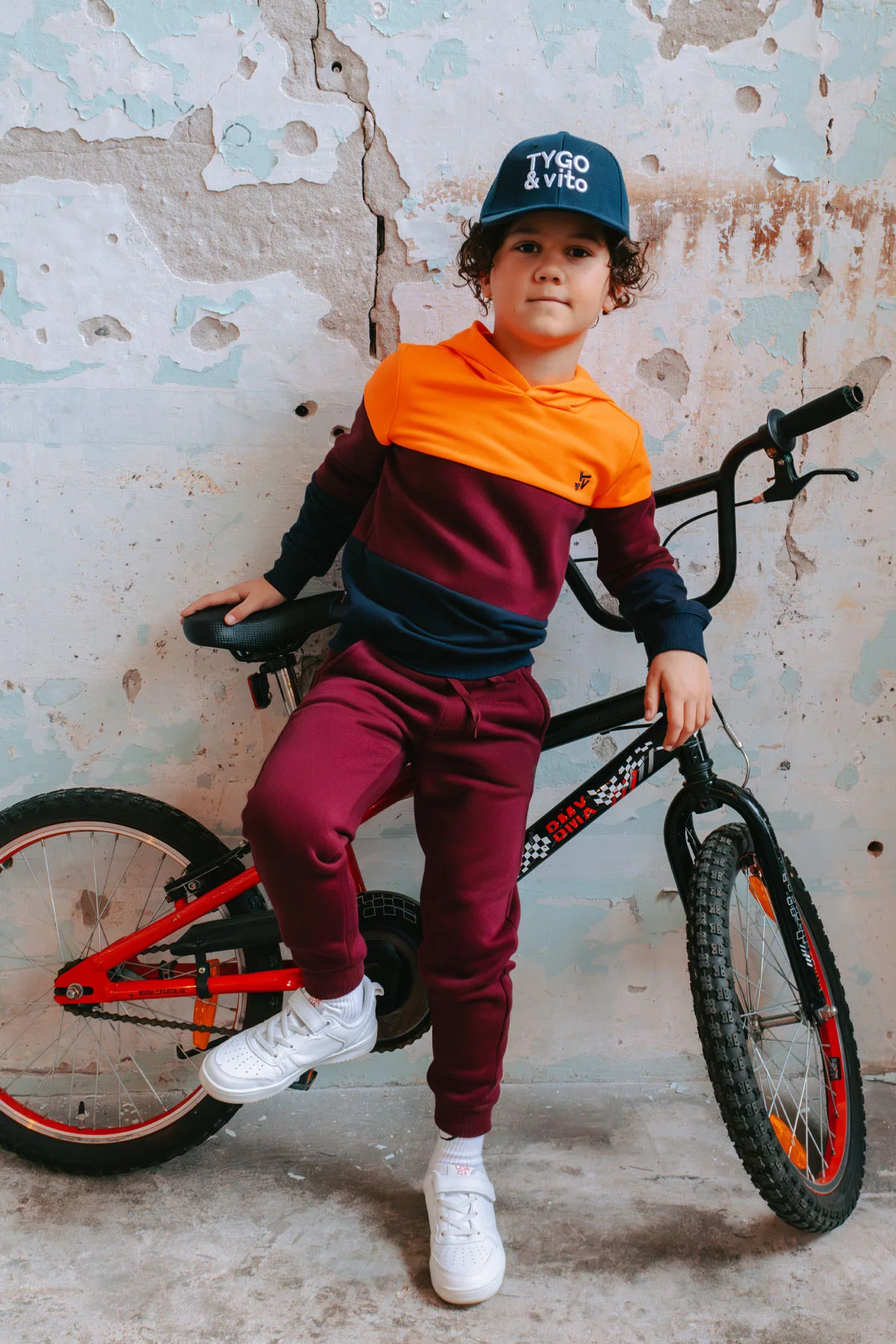 Jogging Broek Boaz Donker Rood - Afbeelding 4