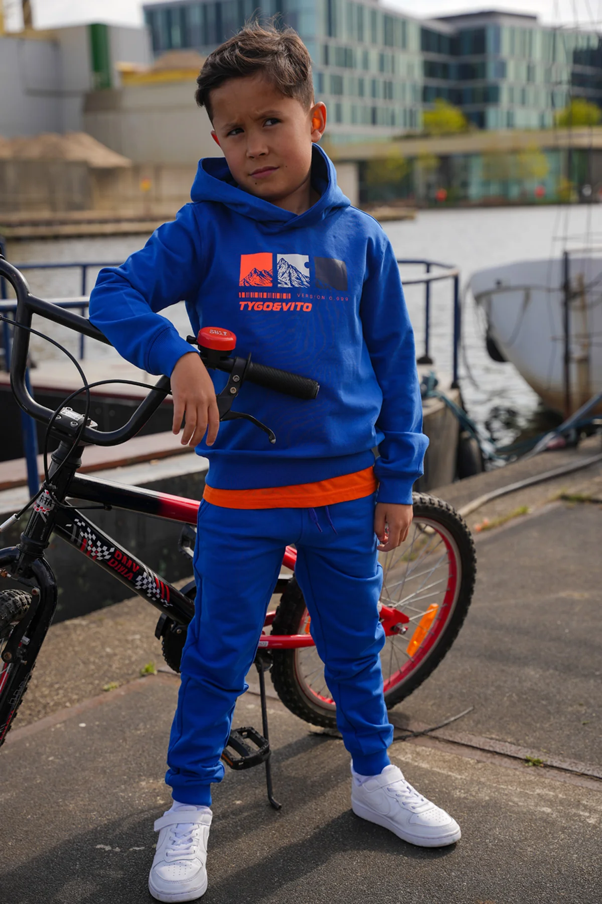 TYGO&vito Joggingbroek Boas Blauw