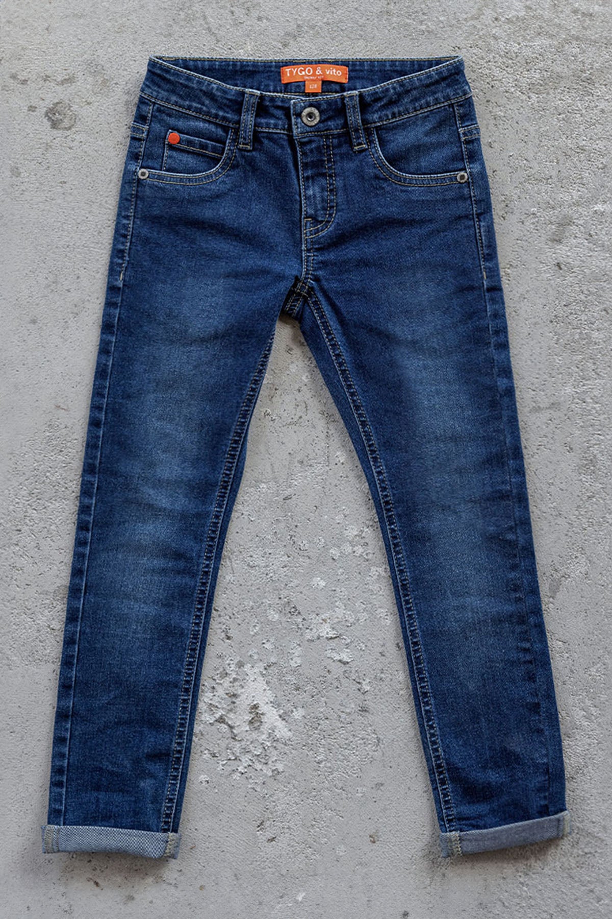TYGO & vito, BINQ Skinny Fit Jeans Dark Used - Afbeelding 3