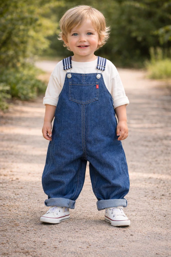 Sam - Salopette - Denim - Afbeelding 3
